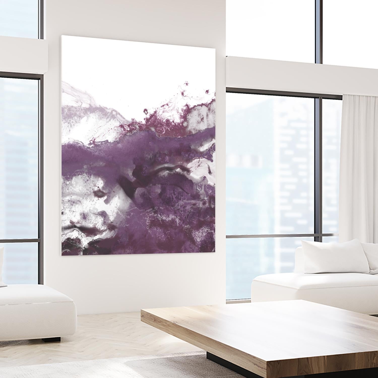 Orchid Wave IV by June Erica Vess on GIANT ART - pink abstract