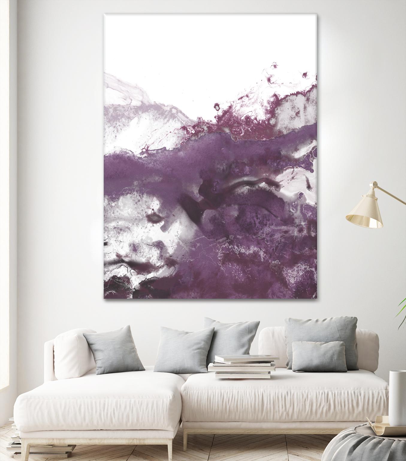 Orchid Wave IV by June Erica Vess on GIANT ART - pink abstract