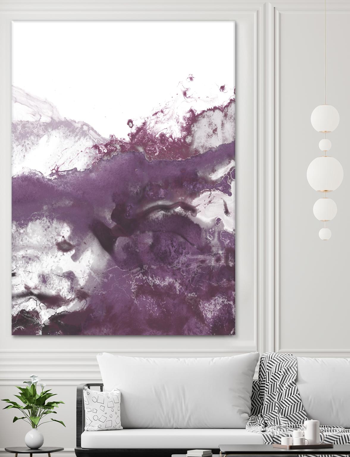 Orchid Wave IV by June Erica Vess on GIANT ART - pink abstract