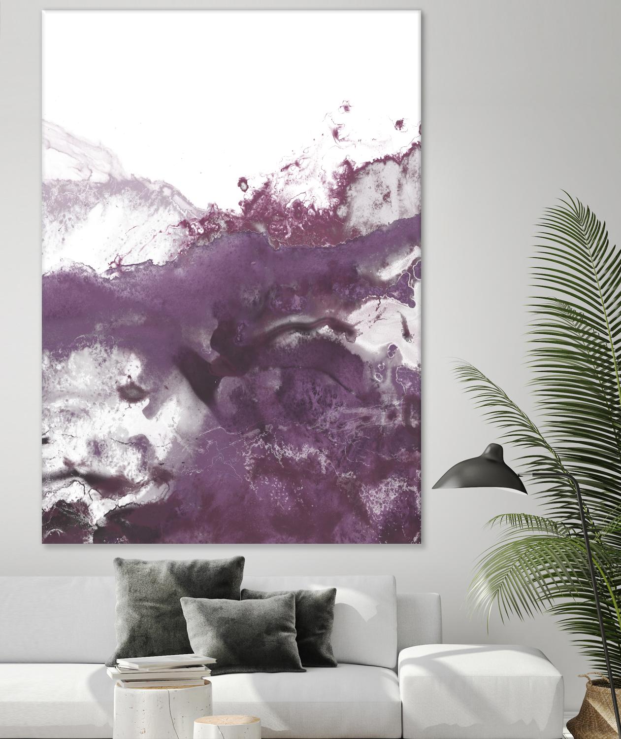 Orchid Wave IV by June Erica Vess on GIANT ART - pink abstract