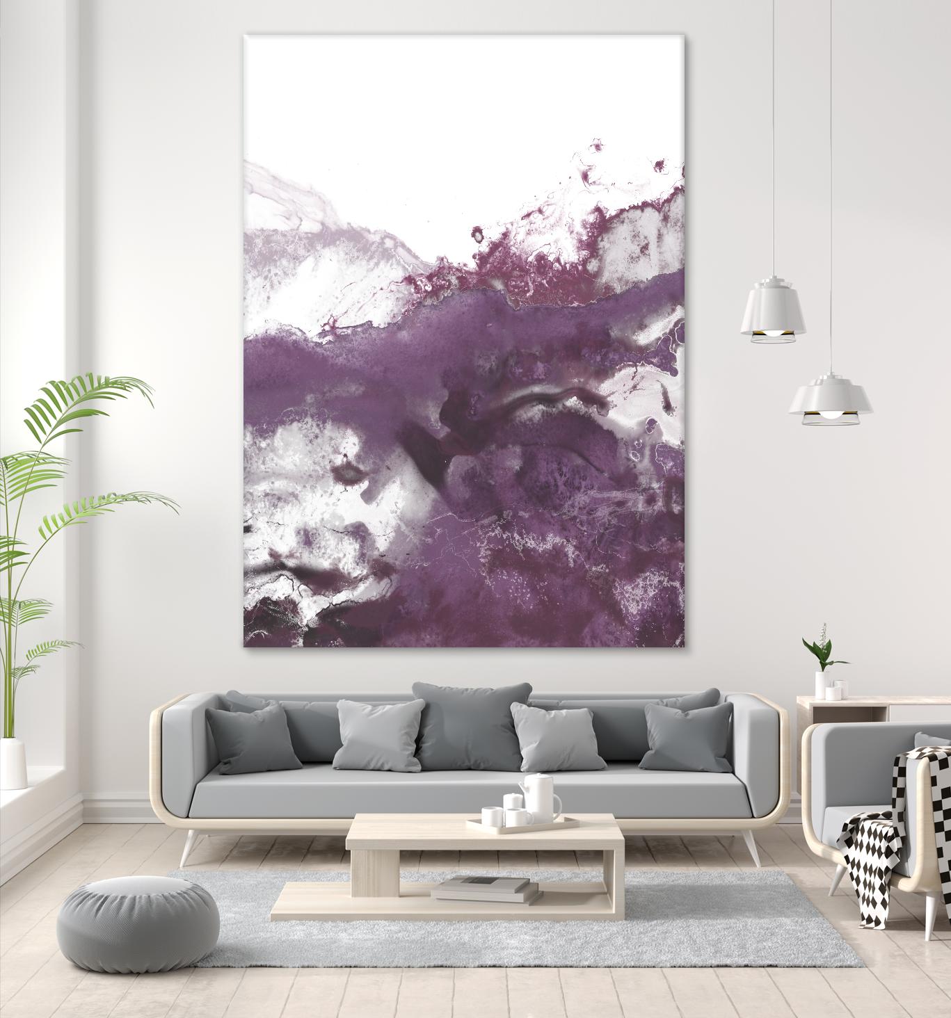 Orchid Wave IV by June Erica Vess on GIANT ART - pink abstract