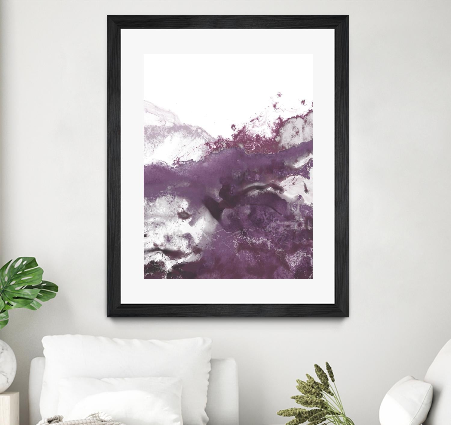 Orchid Wave IV by June Erica Vess on GIANT ART - pink abstract