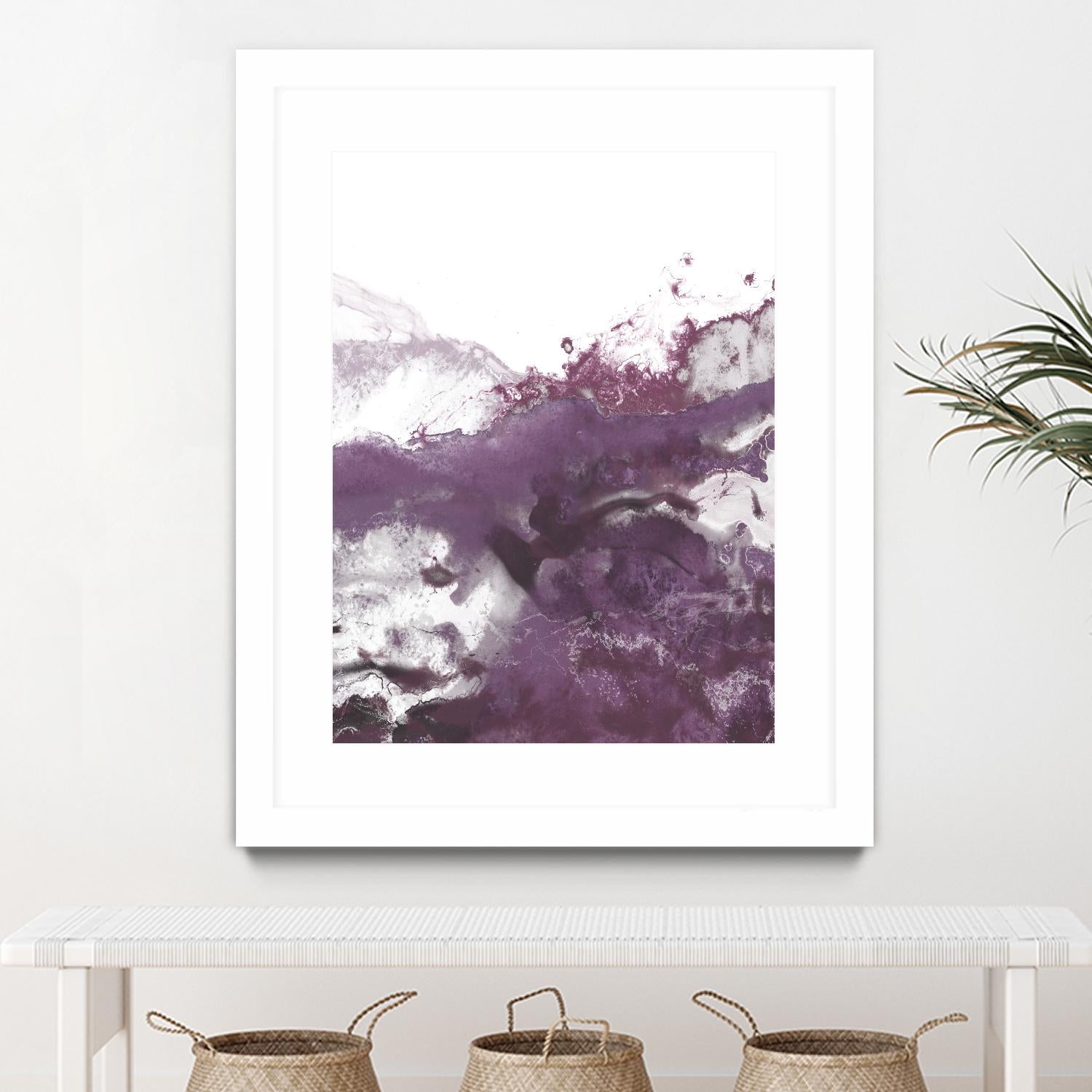 Orchid Wave IV by June Erica Vess on GIANT ART - pink abstract