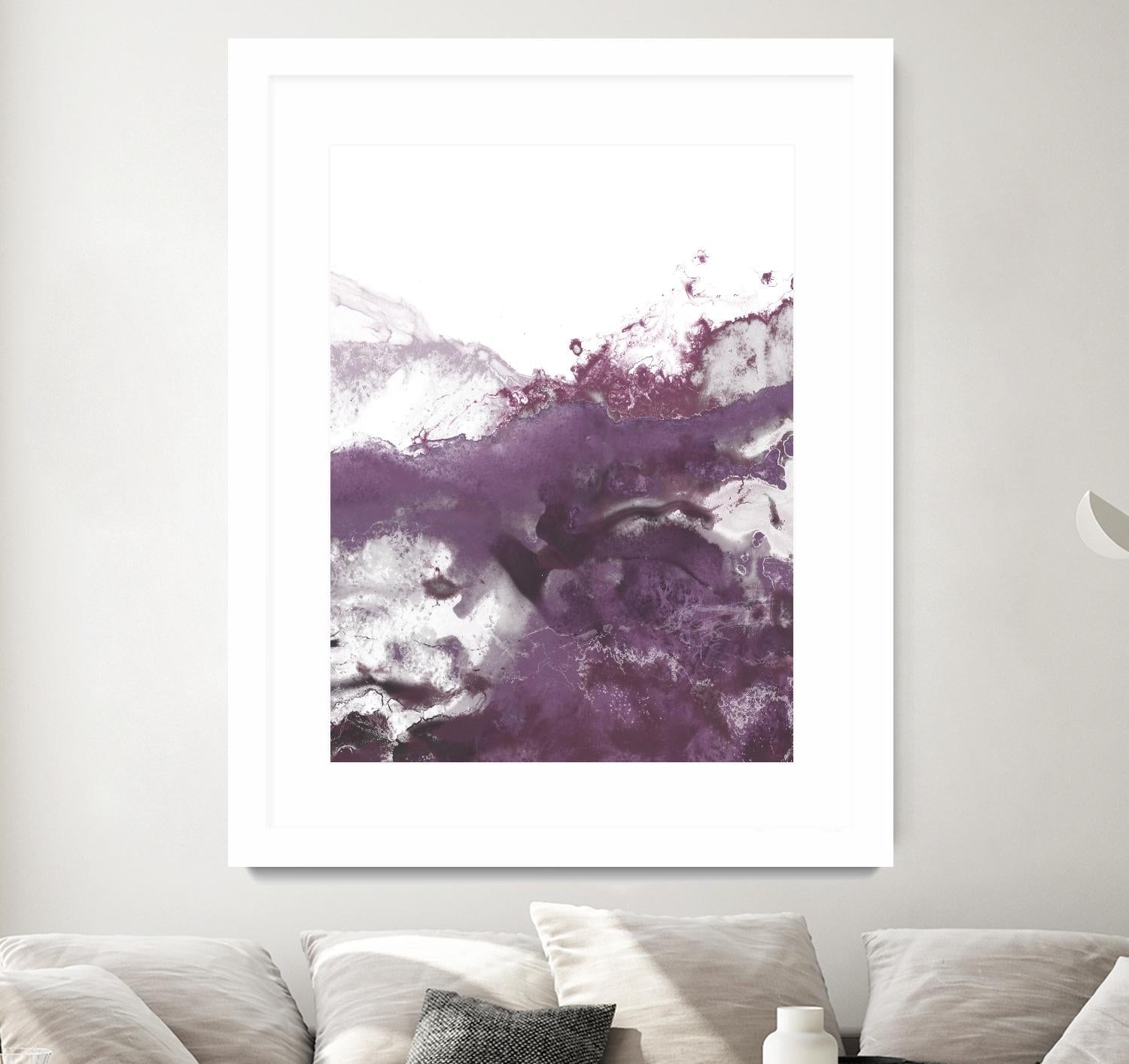 Orchid Wave IV by June Erica Vess on GIANT ART - pink abstract