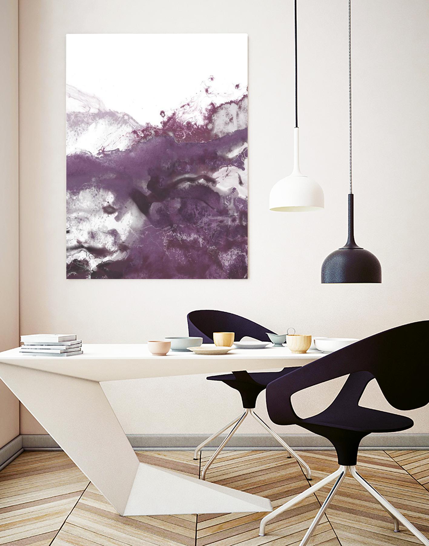 Orchid Wave IV by June Erica Vess on GIANT ART - pink abstract