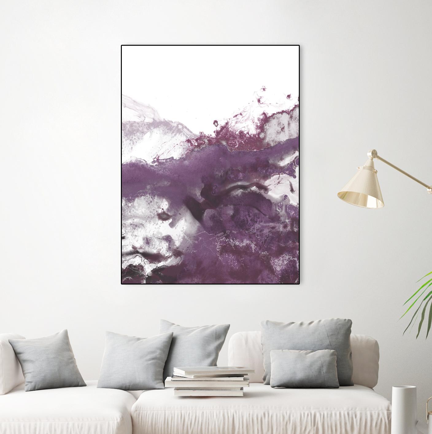 Orchid Wave IV by June Erica Vess on GIANT ART - pink abstract
