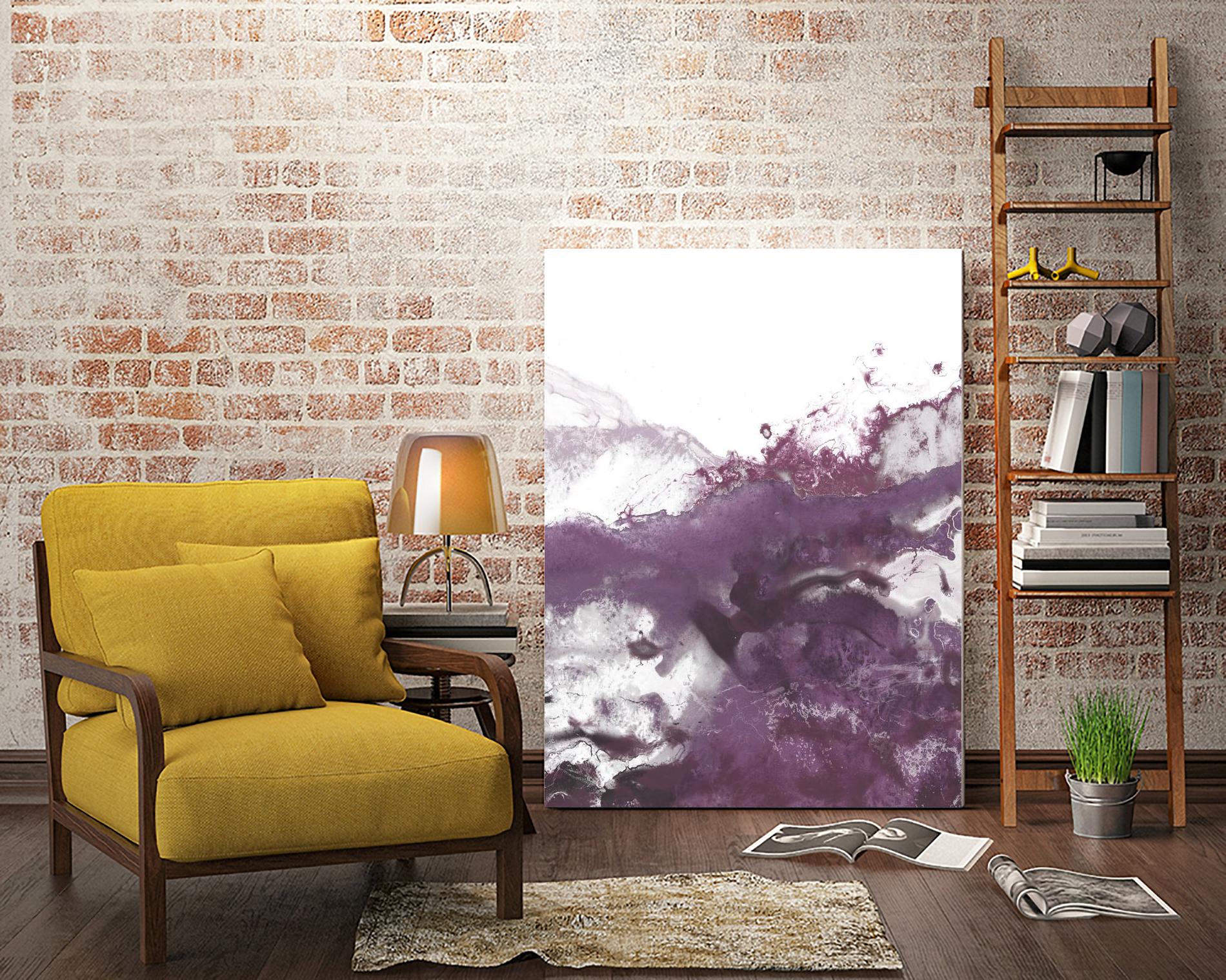 Orchid Wave IV by June Erica Vess on GIANT ART - pink abstract