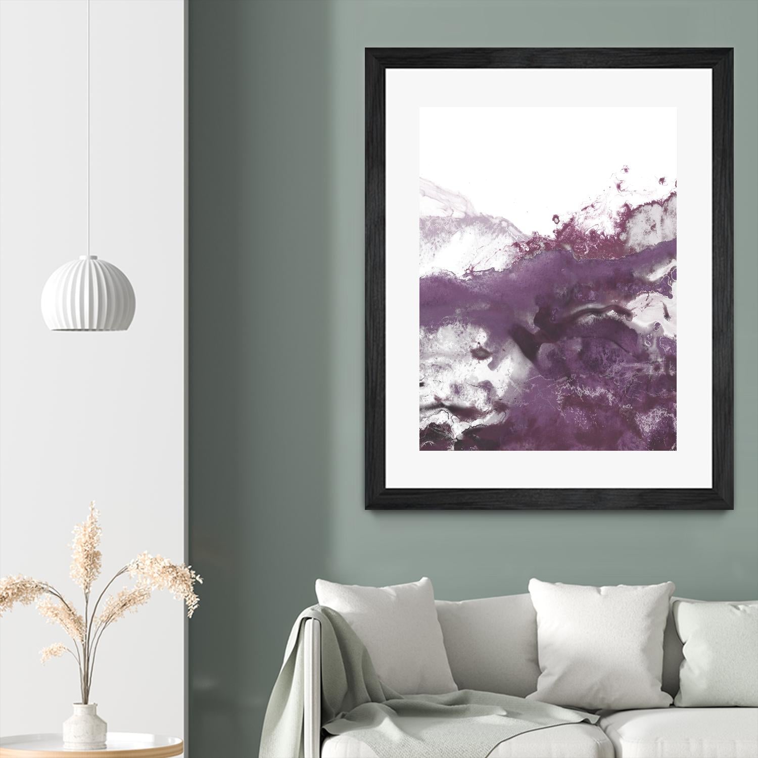 Orchid Wave IV by June Erica Vess on GIANT ART - pink abstract