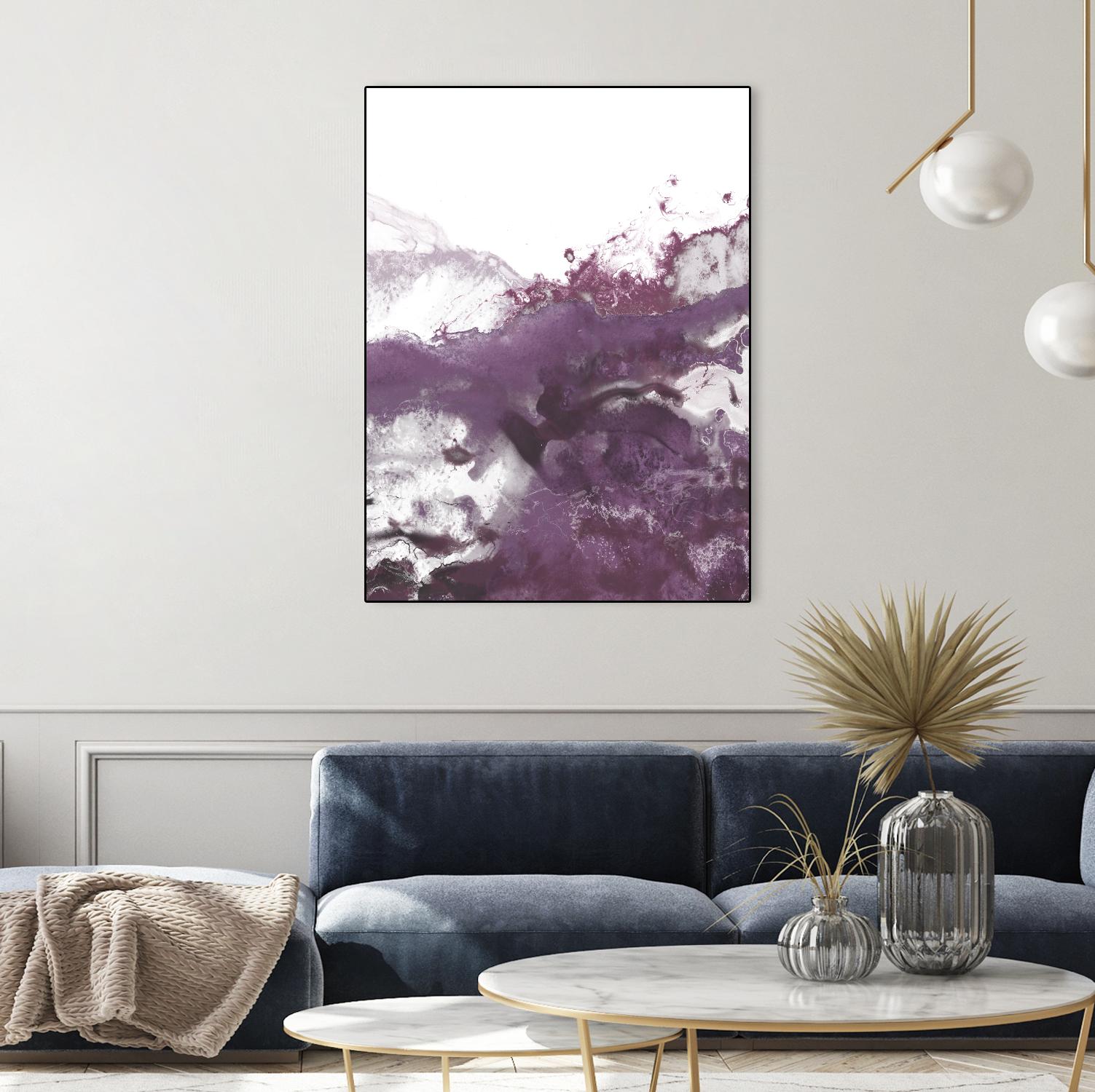 Orchid Wave IV by June Erica Vess on GIANT ART - pink abstract