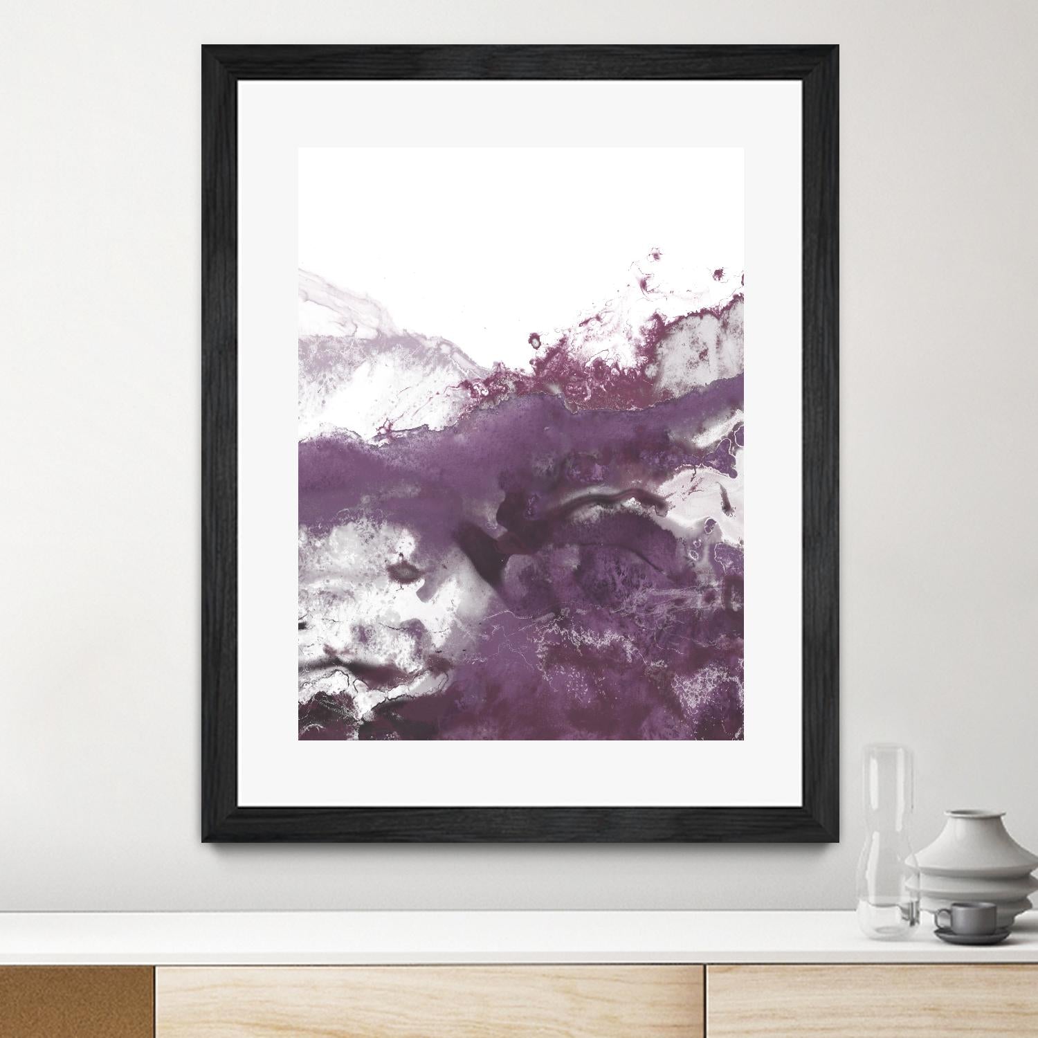 Orchid Wave IV by June Erica Vess on GIANT ART - pink abstract