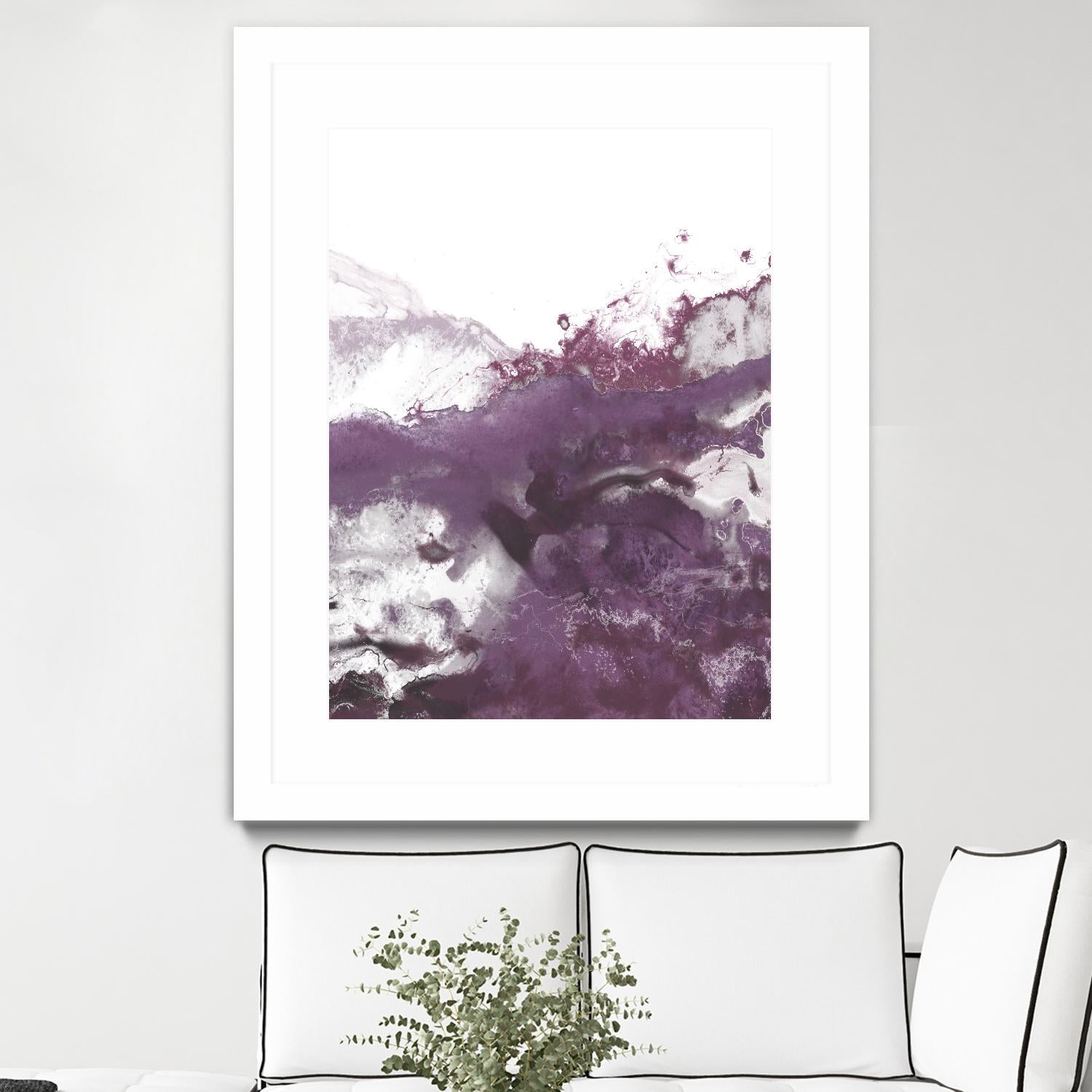 Orchid Wave IV by June Erica Vess on GIANT ART - pink abstract