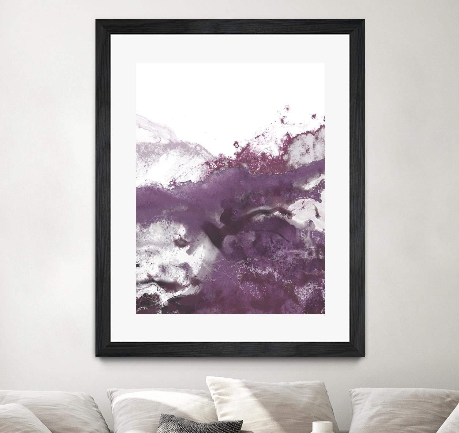 Orchid Wave IV by June Erica Vess on GIANT ART - pink abstract