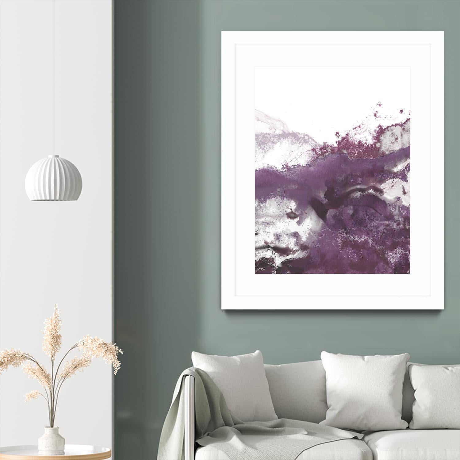 Orchid Wave IV by June Erica Vess on GIANT ART - pink abstract