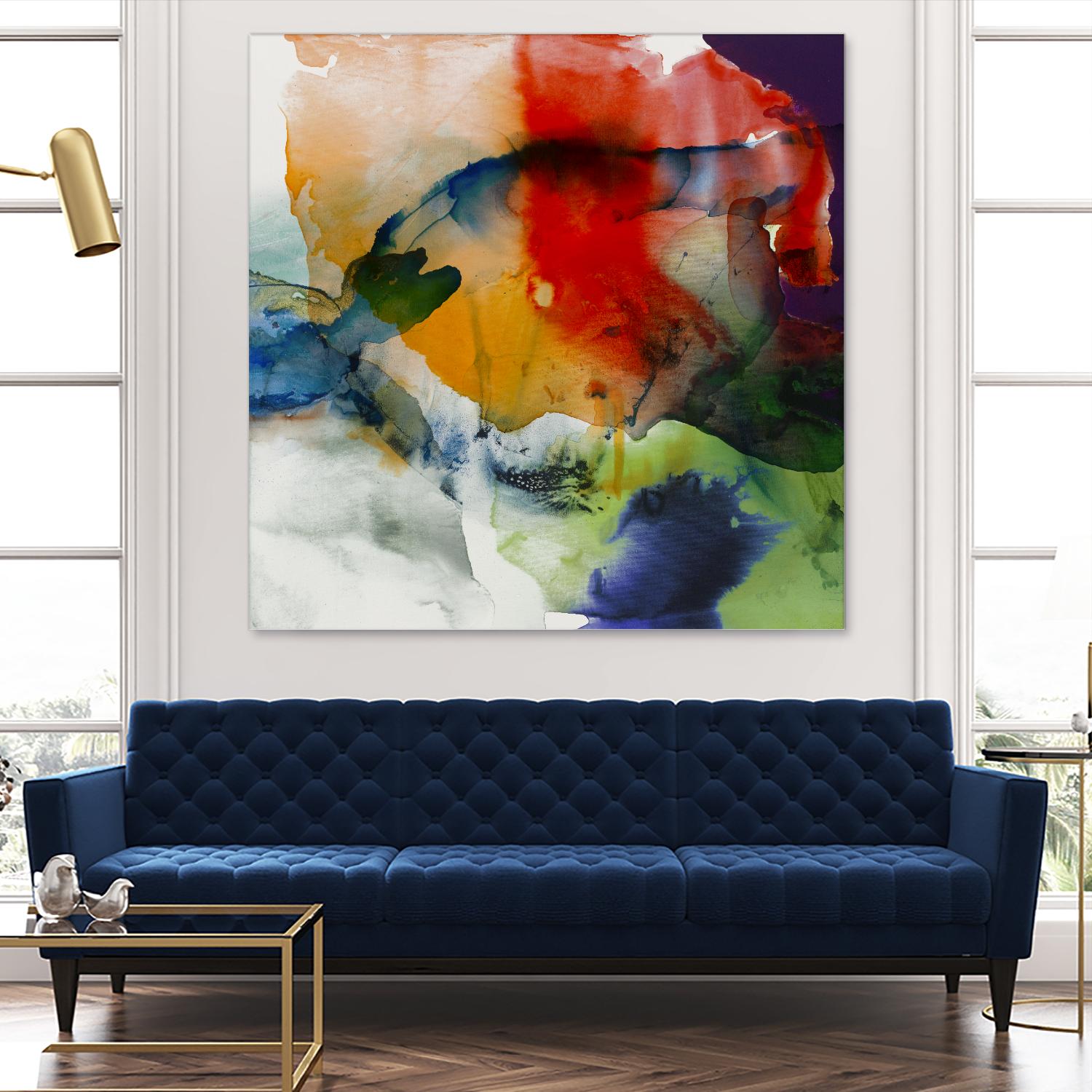 Vibrant Terrain I by Sisa Jasper on GIANT ART - abstract