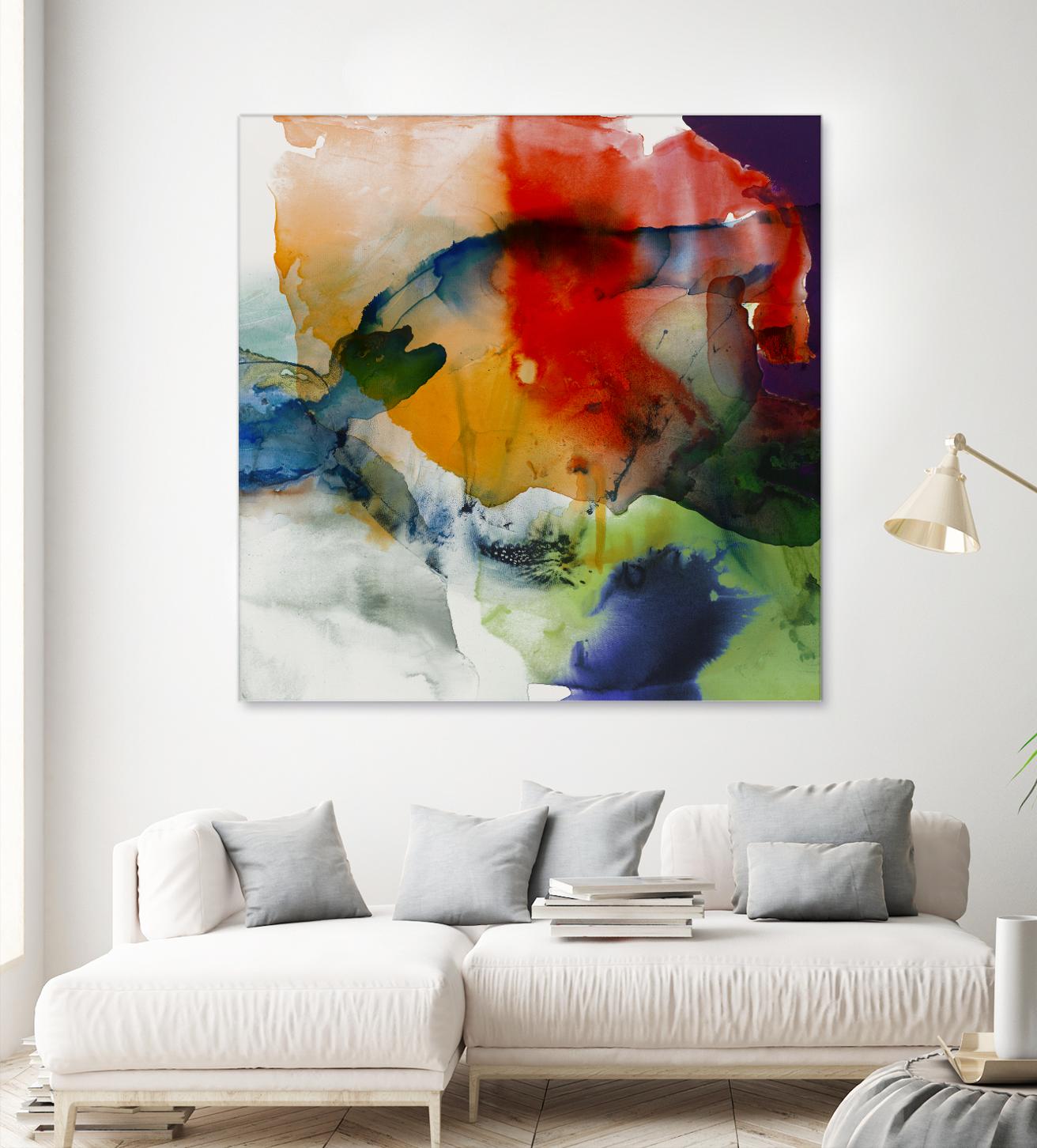 Vibrant Terrain I by Sisa Jasper on GIANT ART - abstract
