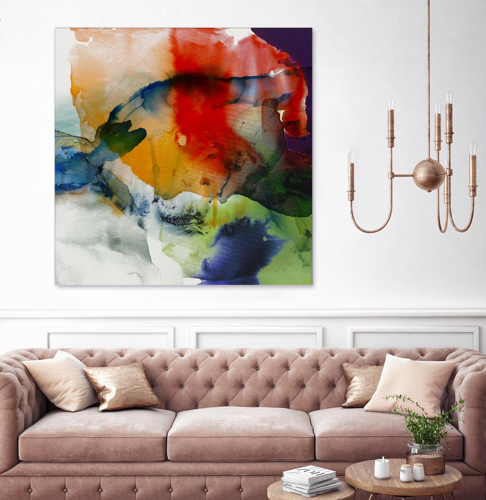 Vibrant Terrain I by Sisa Jasper on GIANT ART - abstract