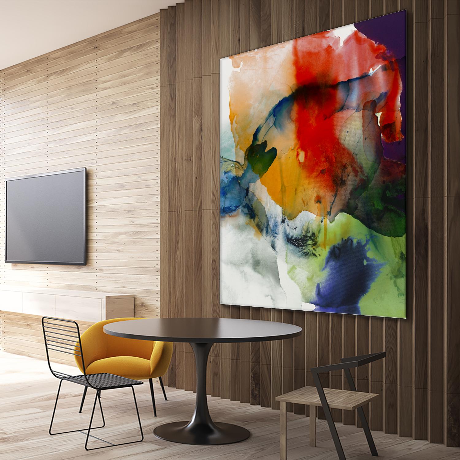 Vibrant Terrain I by Sisa Jasper on GIANT ART - abstract