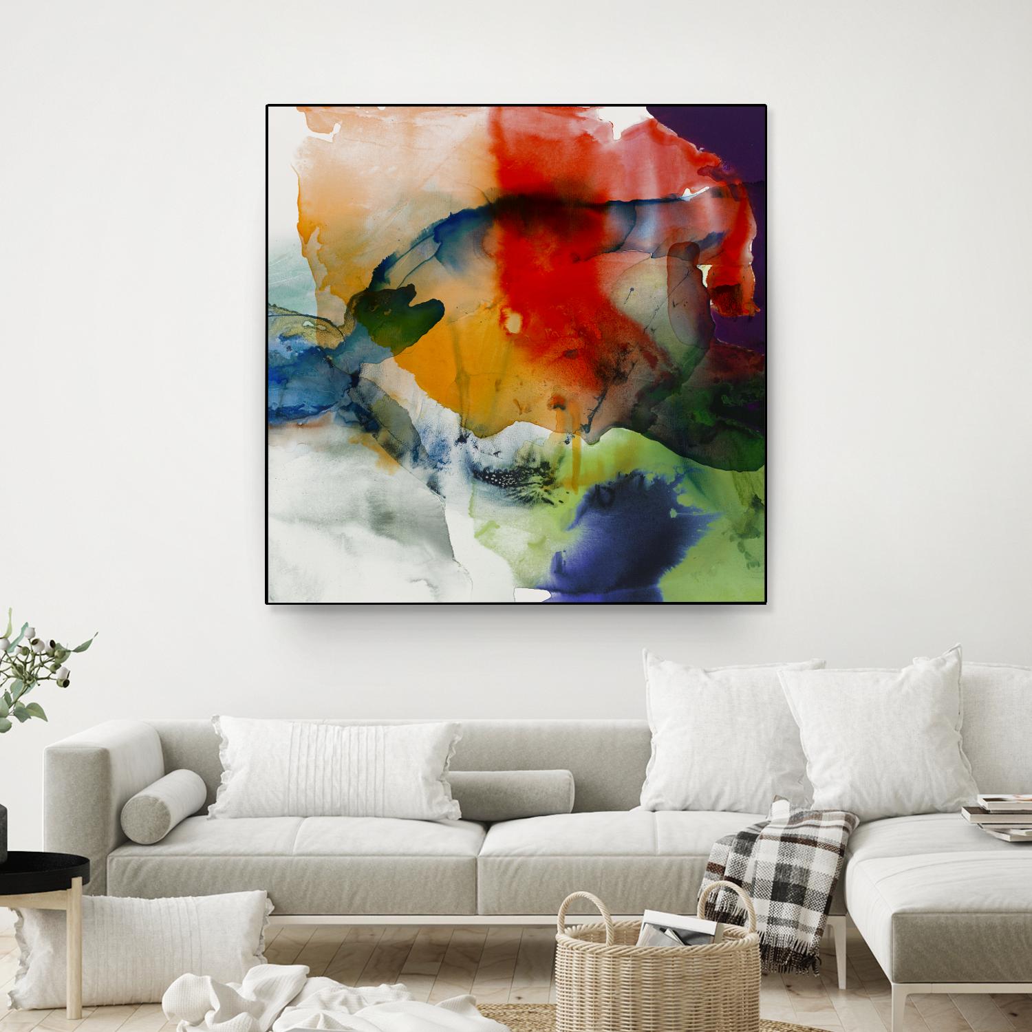 Vibrant Terrain I by Sisa Jasper on GIANT ART - abstract