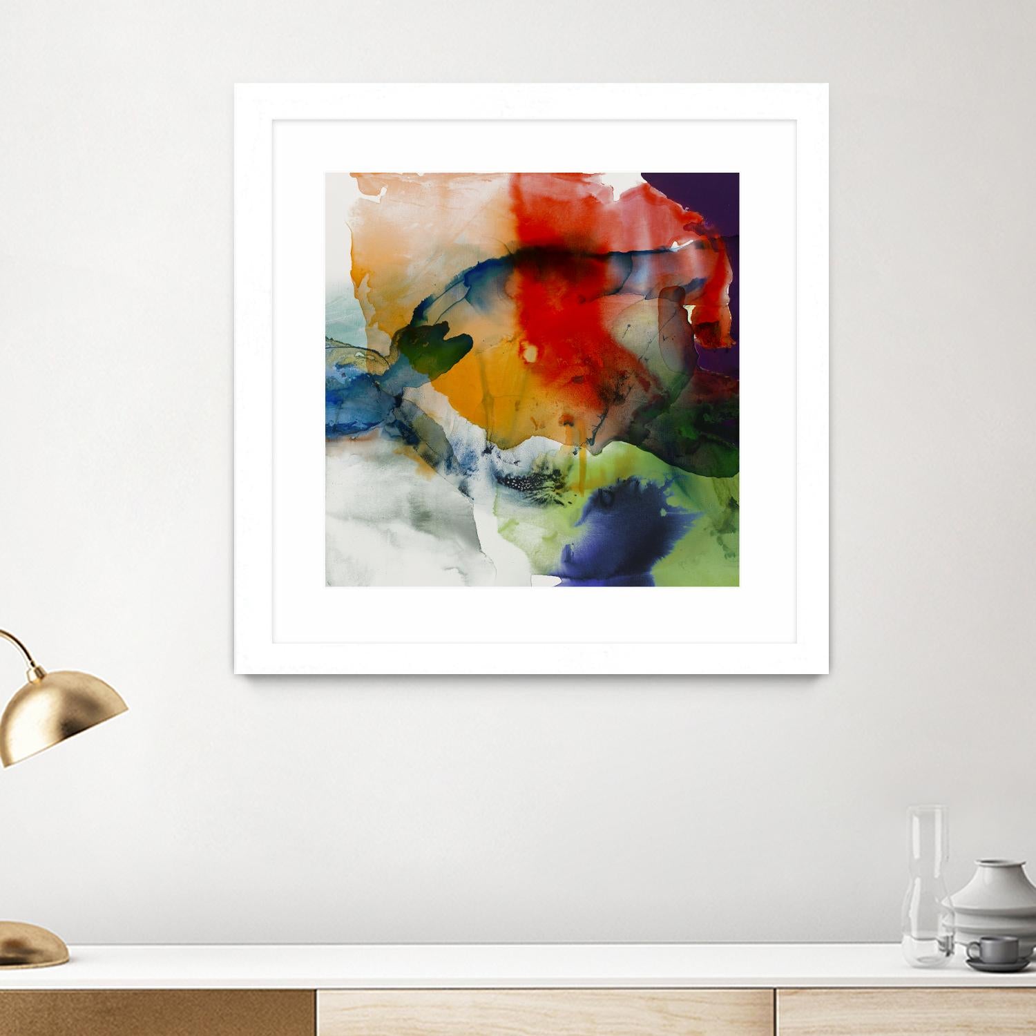 Vibrant Terrain I by Sisa Jasper on GIANT ART - abstract