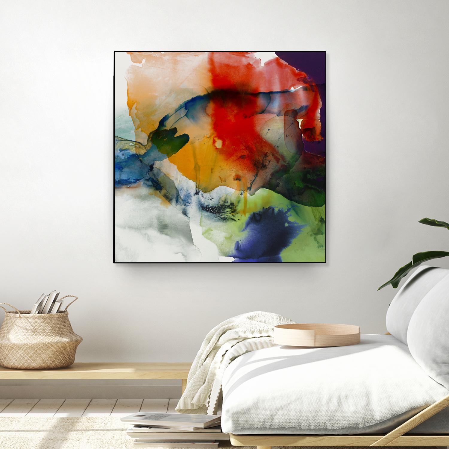 Vibrant Terrain I by Sisa Jasper on GIANT ART - abstract