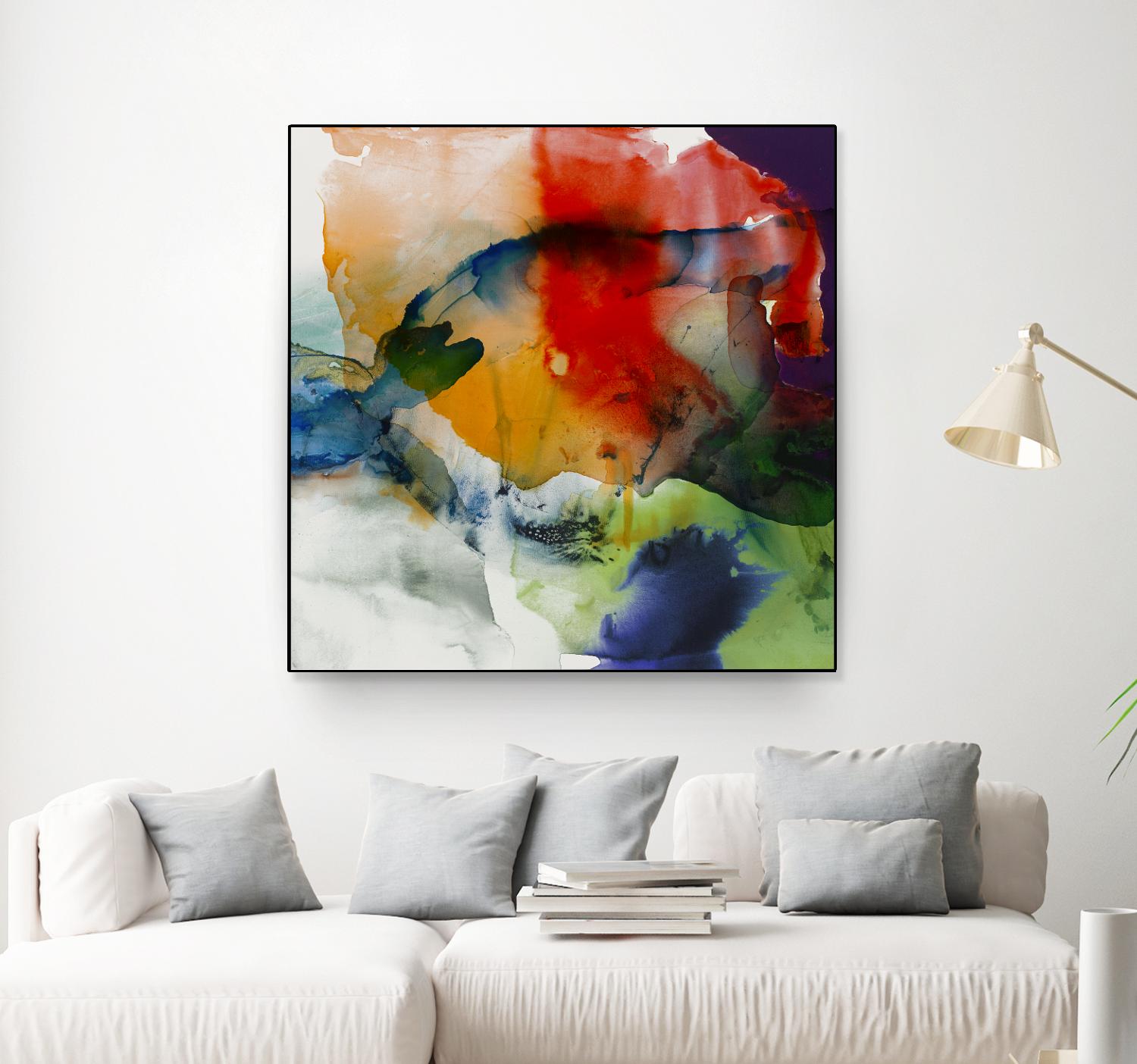 Vibrant Terrain I by Sisa Jasper on GIANT ART - abstract