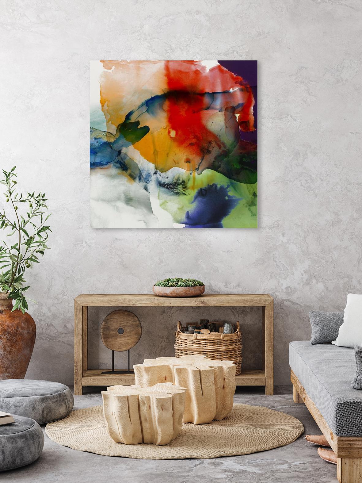 Vibrant Terrain I by Sisa Jasper on GIANT ART - abstract