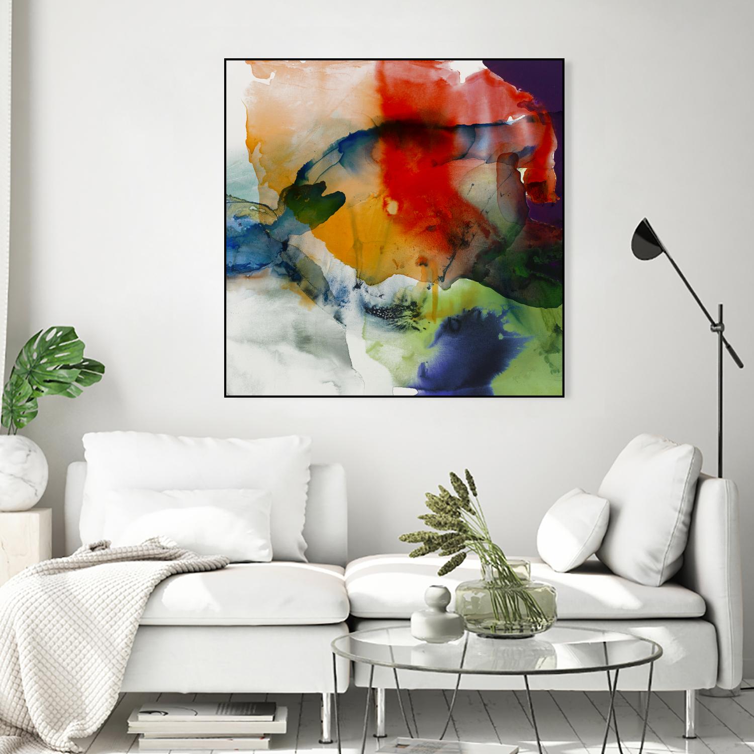 Vibrant Terrain I by Sisa Jasper on GIANT ART - abstract