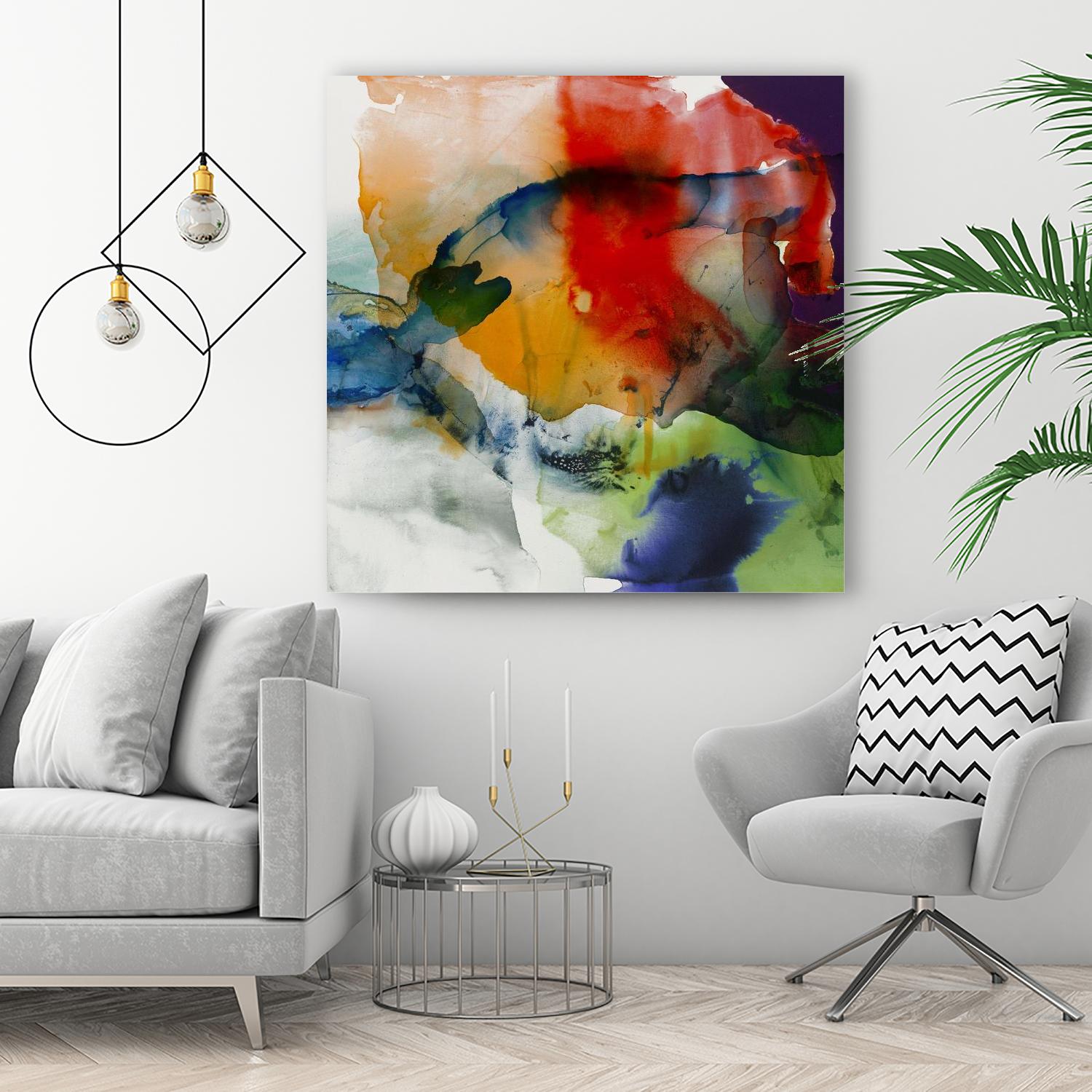 Vibrant Terrain I by Sisa Jasper on GIANT ART - abstract