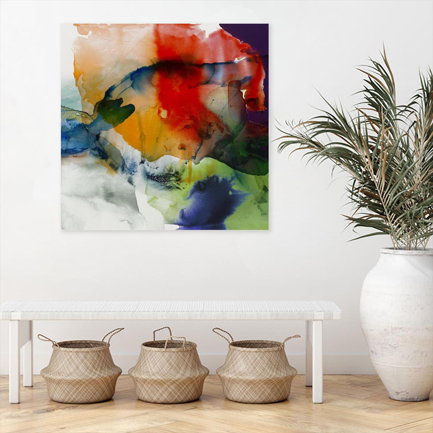 Vibrant Terrain I by Sisa Jasper on GIANT ART - abstract