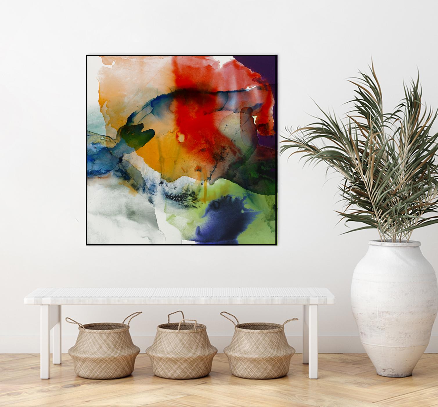 Vibrant Terrain I by Sisa Jasper on GIANT ART - abstract