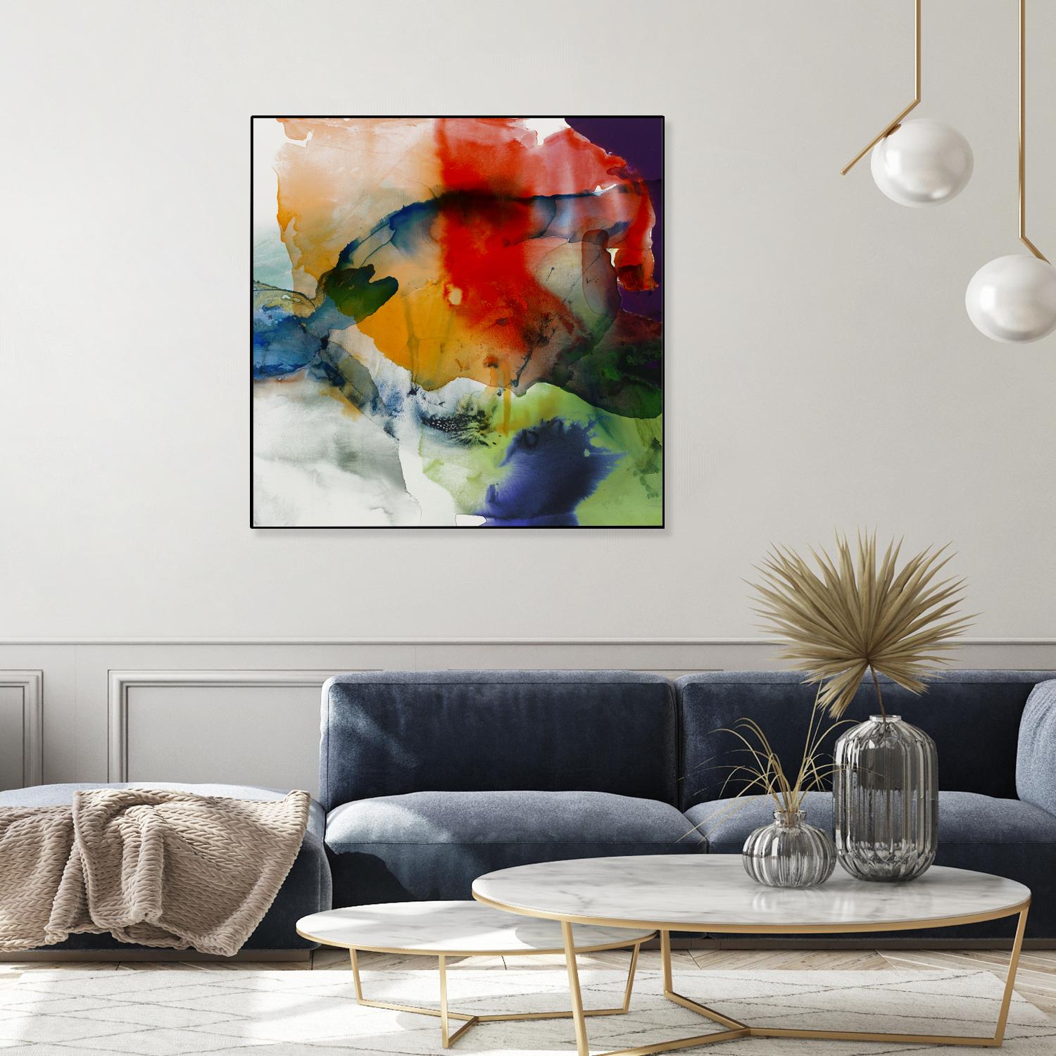 Vibrant Terrain I by Sisa Jasper on GIANT ART - abstract