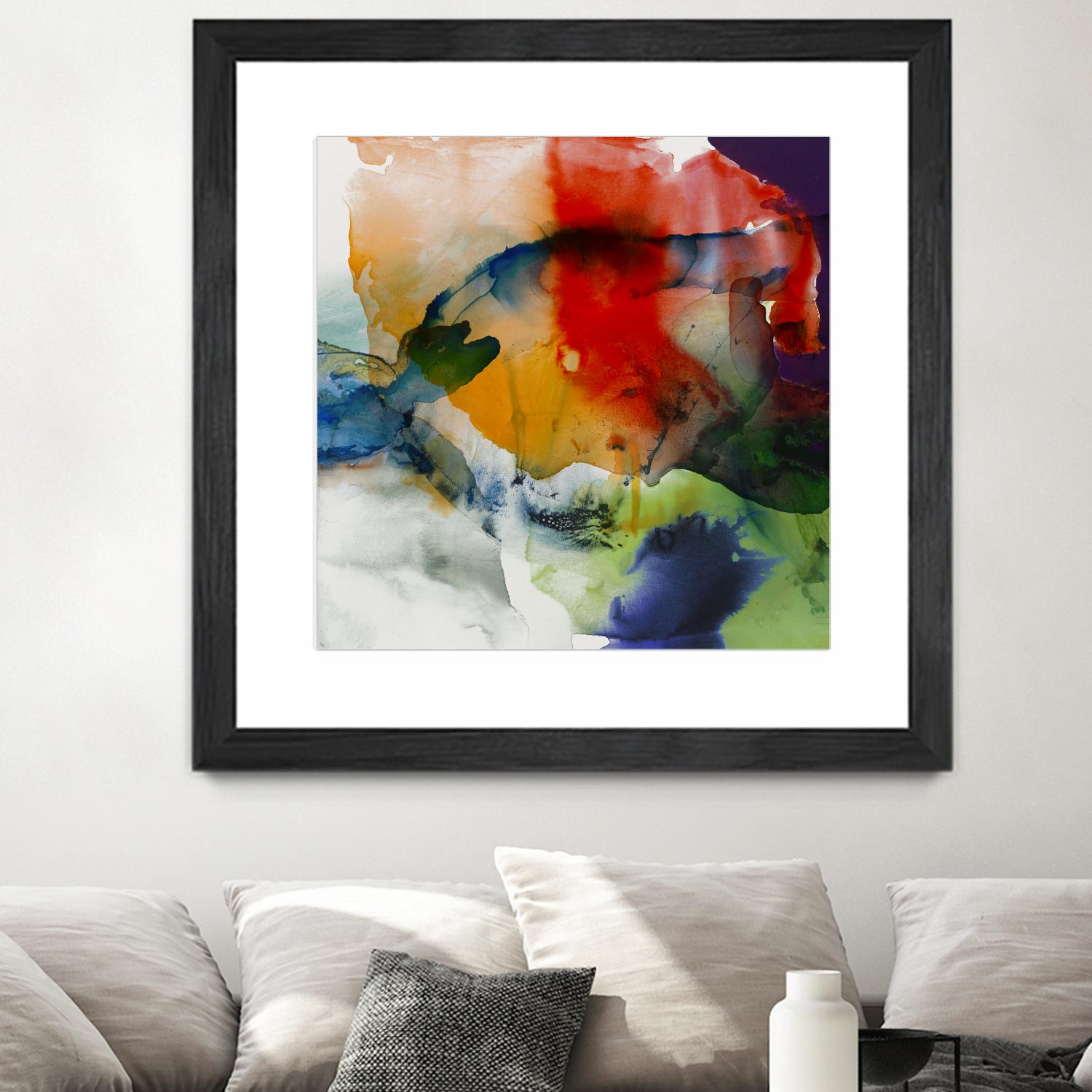 Vibrant Terrain I by Sisa Jasper on GIANT ART - abstract