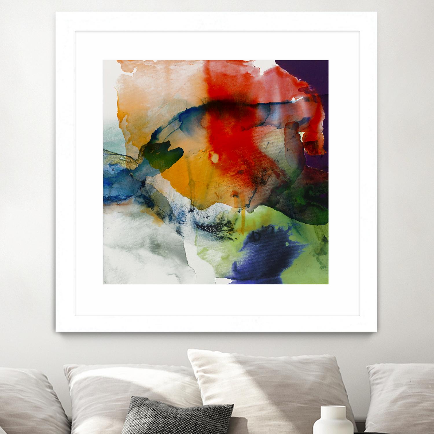 Vibrant Terrain I by Sisa Jasper on GIANT ART - abstract