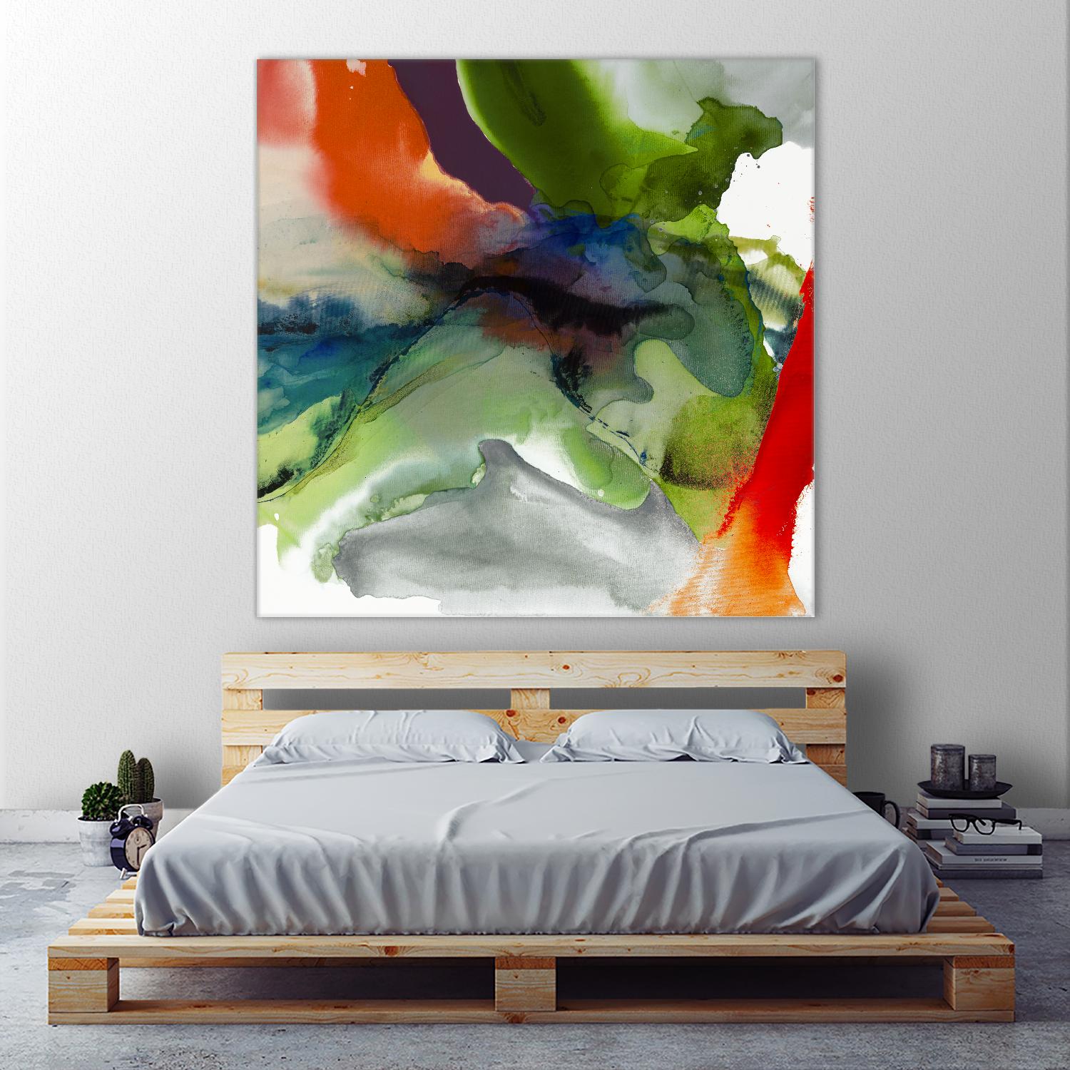 Vibrant Terrain II by Sisa Jasper on GIANT ART - abstract