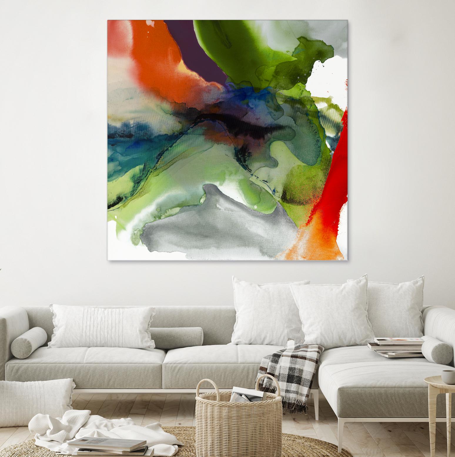 Vibrant Terrain II by Sisa Jasper on GIANT ART - abstract
