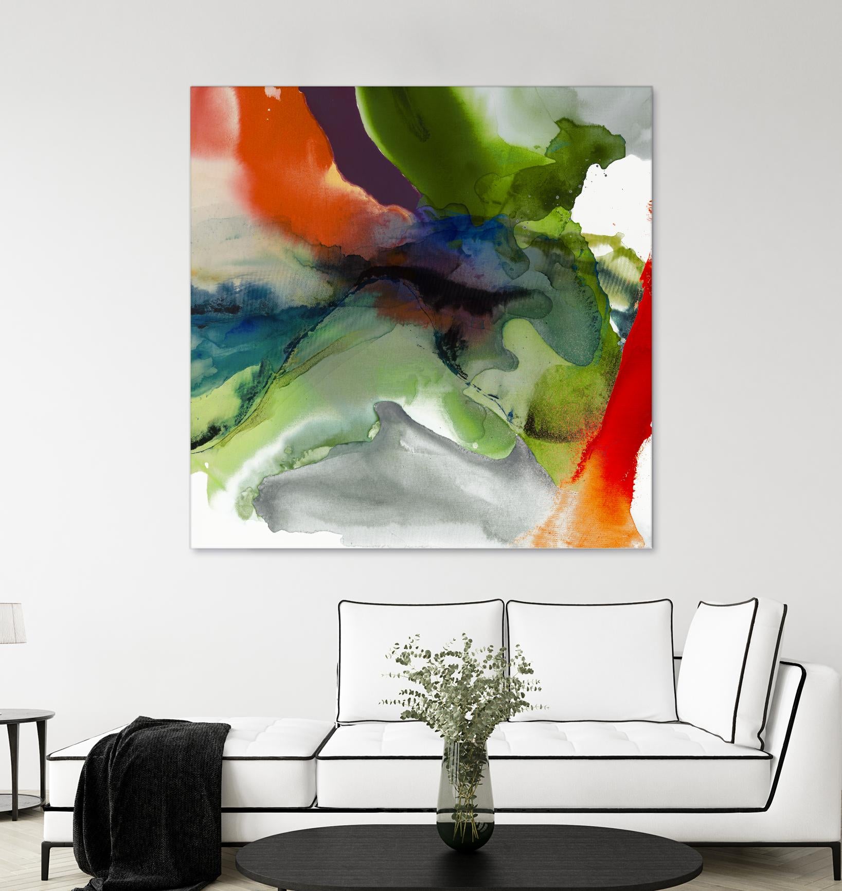 Vibrant Terrain II by Sisa Jasper on GIANT ART - abstract