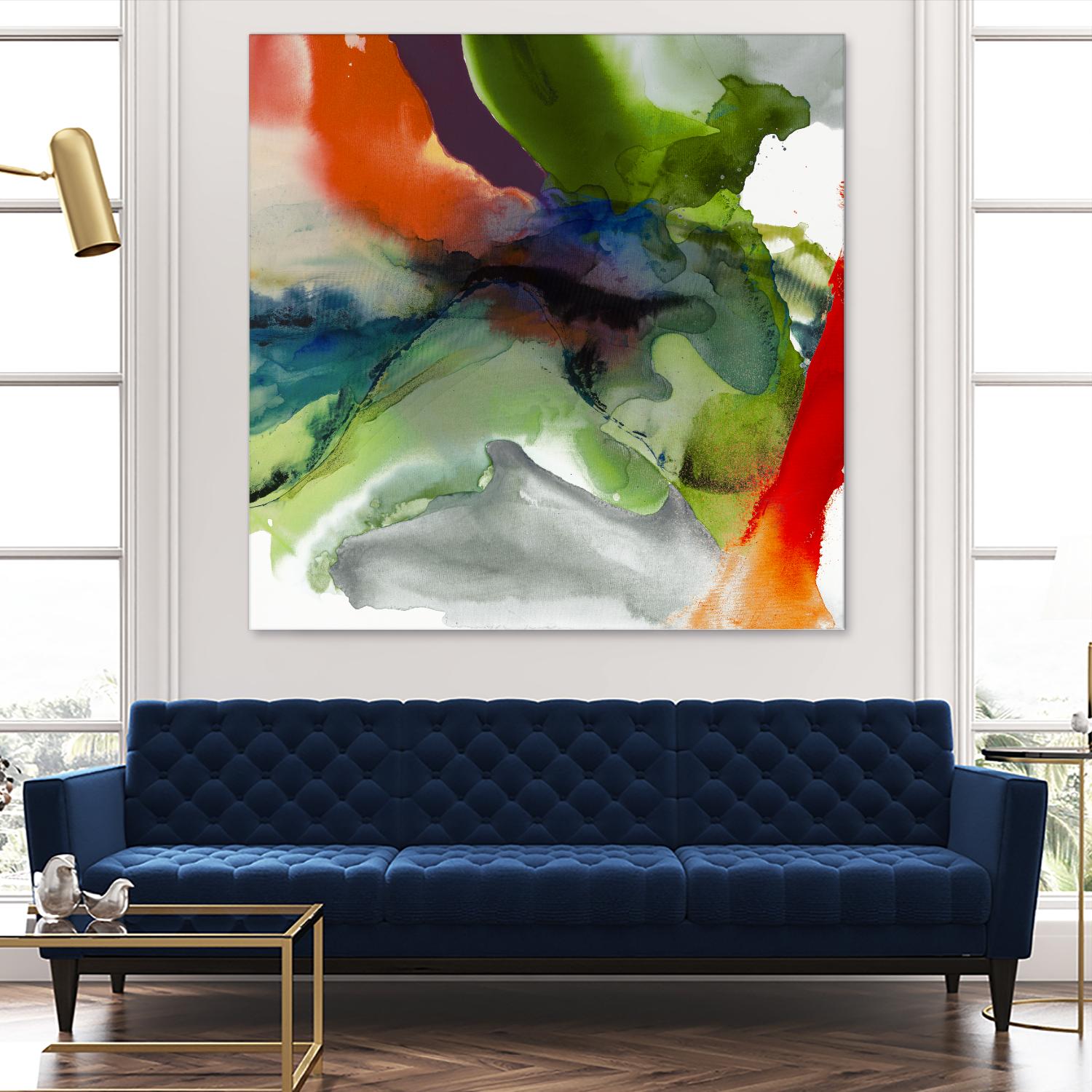Vibrant Terrain II by Sisa Jasper on GIANT ART - abstract