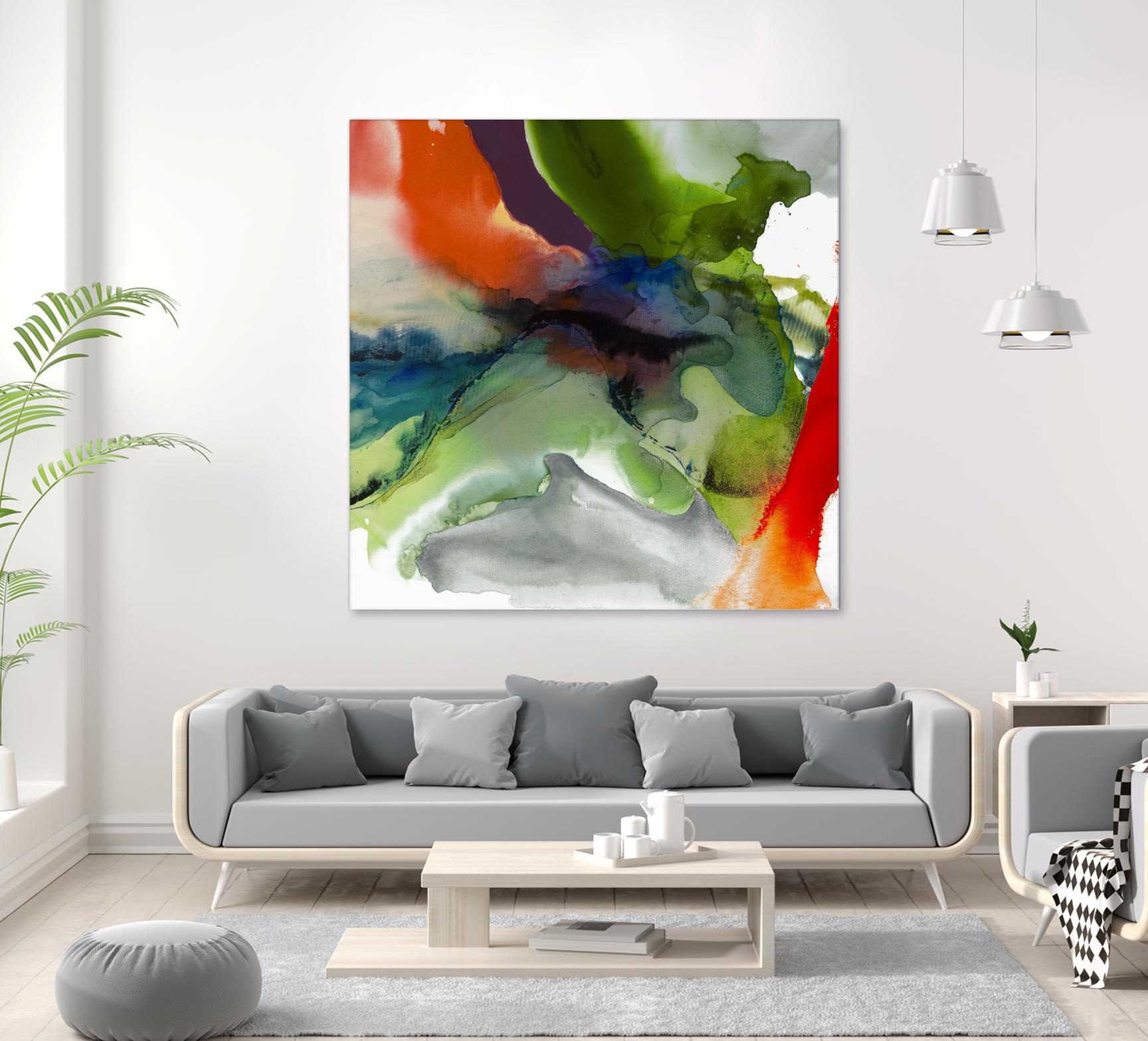 Vibrant Terrain II by Sisa Jasper on GIANT ART - abstract
