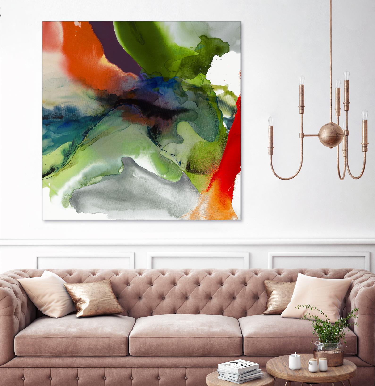 Vibrant Terrain II by Sisa Jasper on GIANT ART - abstract