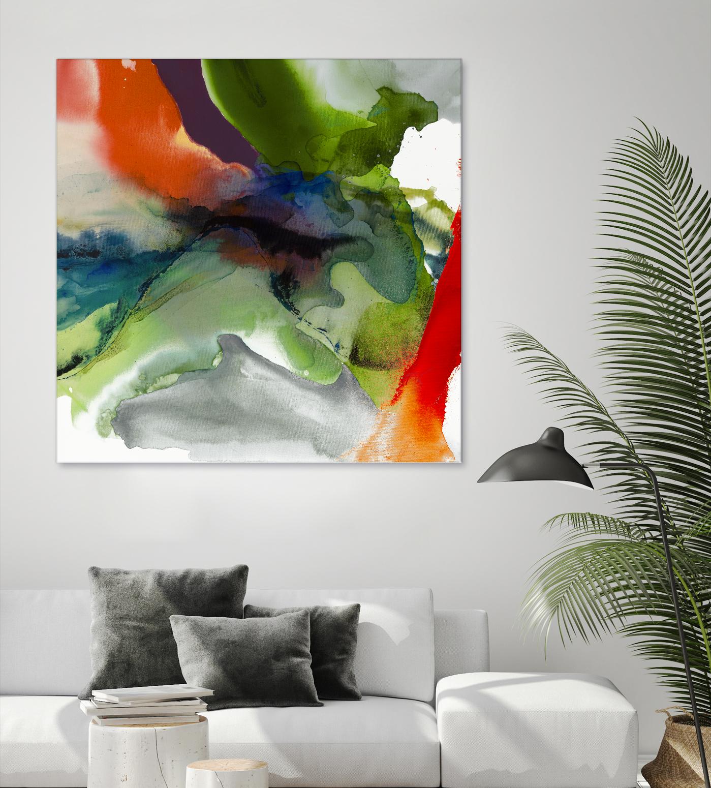 Vibrant Terrain II by Sisa Jasper on GIANT ART - abstract