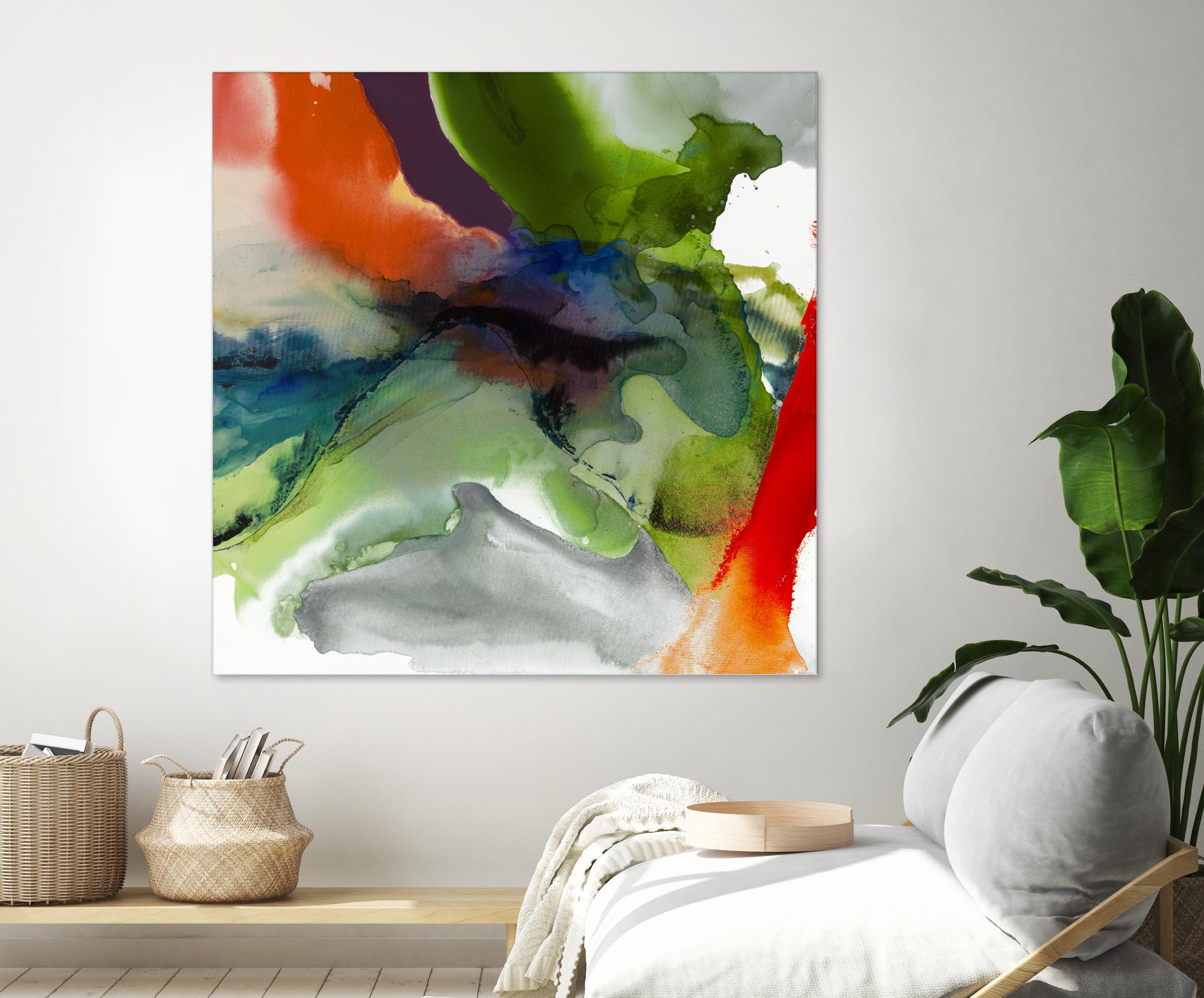 Vibrant Terrain II by Sisa Jasper on GIANT ART - abstract