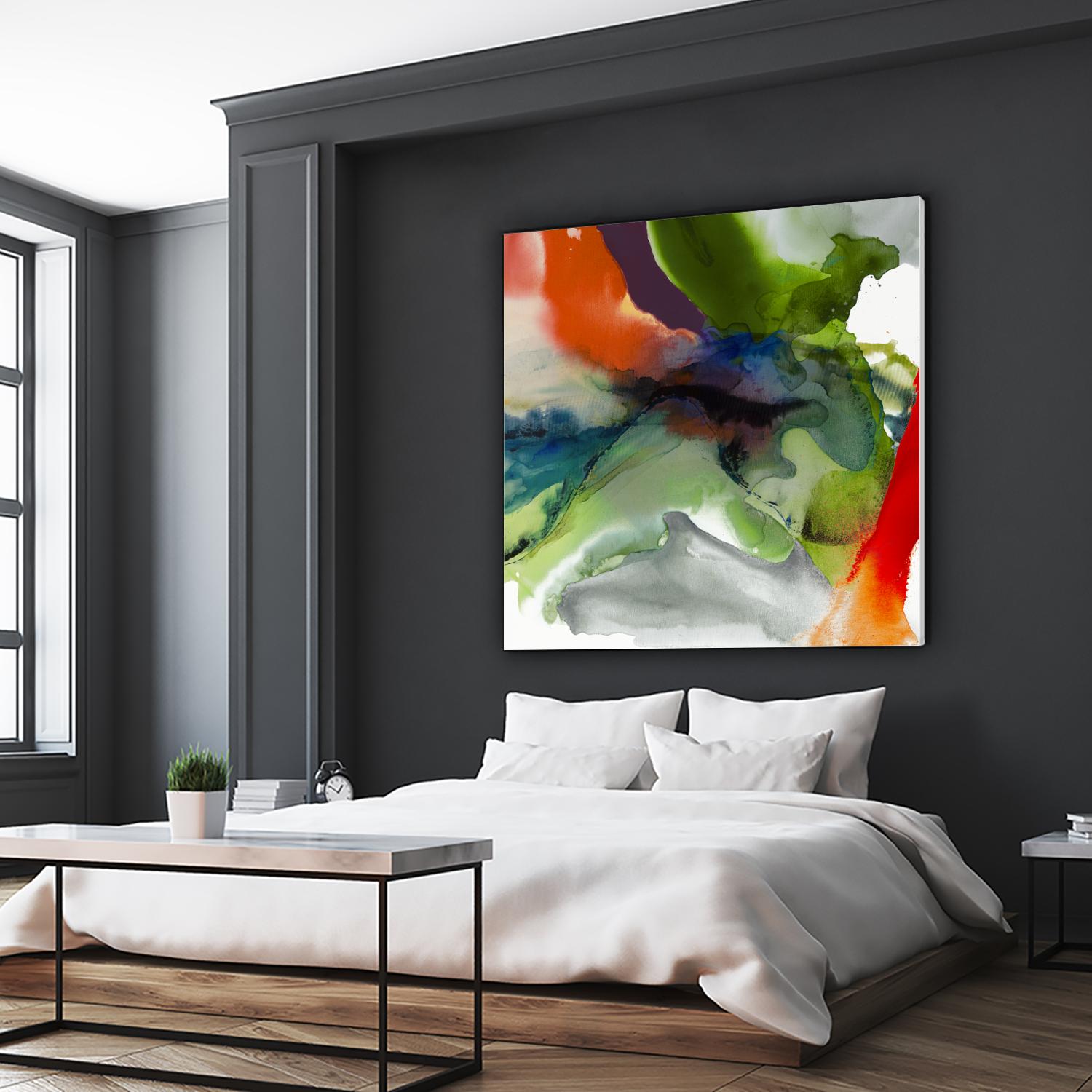 Vibrant Terrain II by Sisa Jasper on GIANT ART - abstract