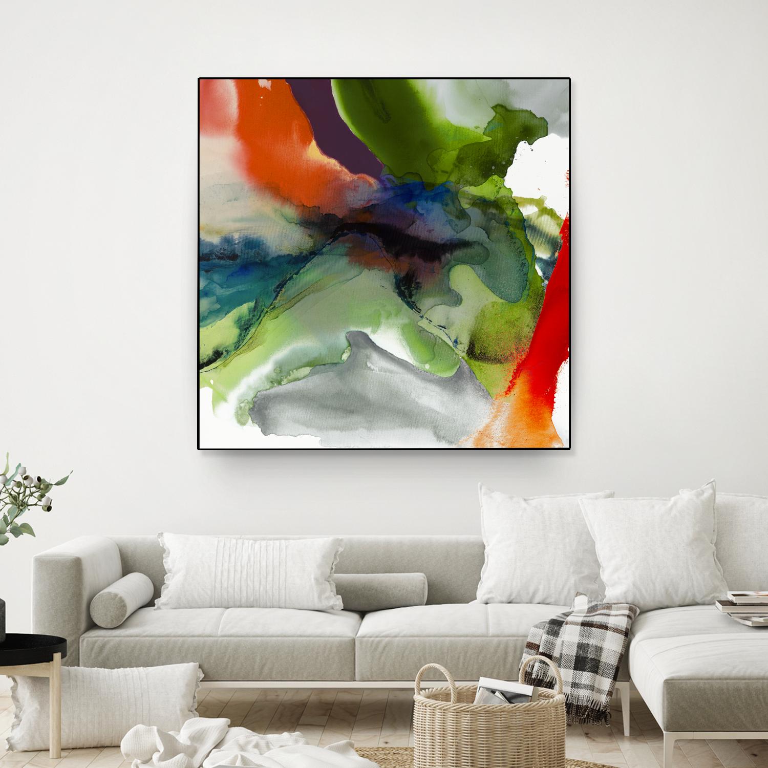 Vibrant Terrain II by Sisa Jasper on GIANT ART - abstract
