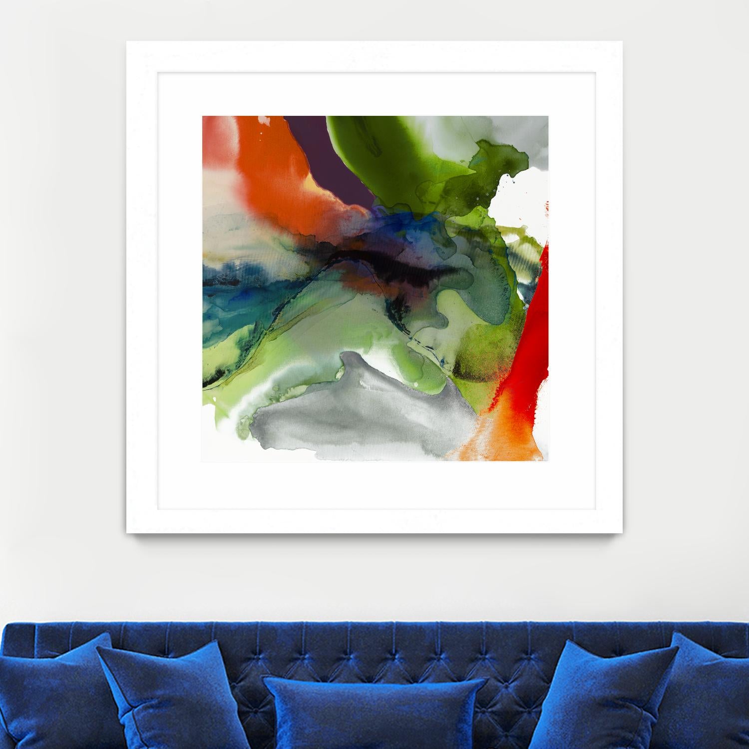 Vibrant Terrain II by Sisa Jasper on GIANT ART - abstract