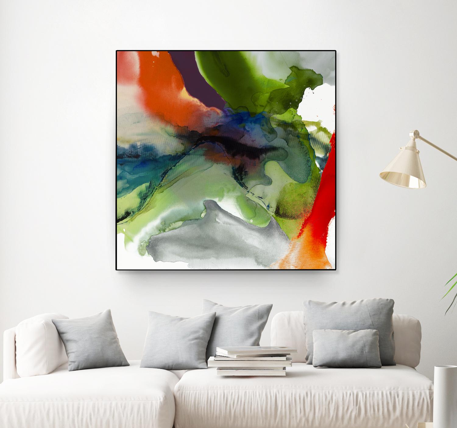 Vibrant Terrain II by Sisa Jasper on GIANT ART - abstract