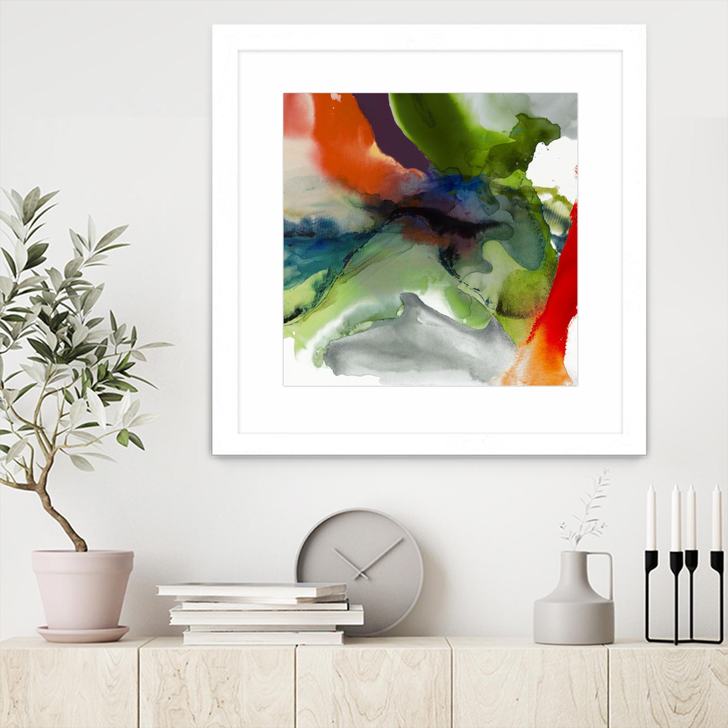 Vibrant Terrain II by Sisa Jasper on GIANT ART - abstract