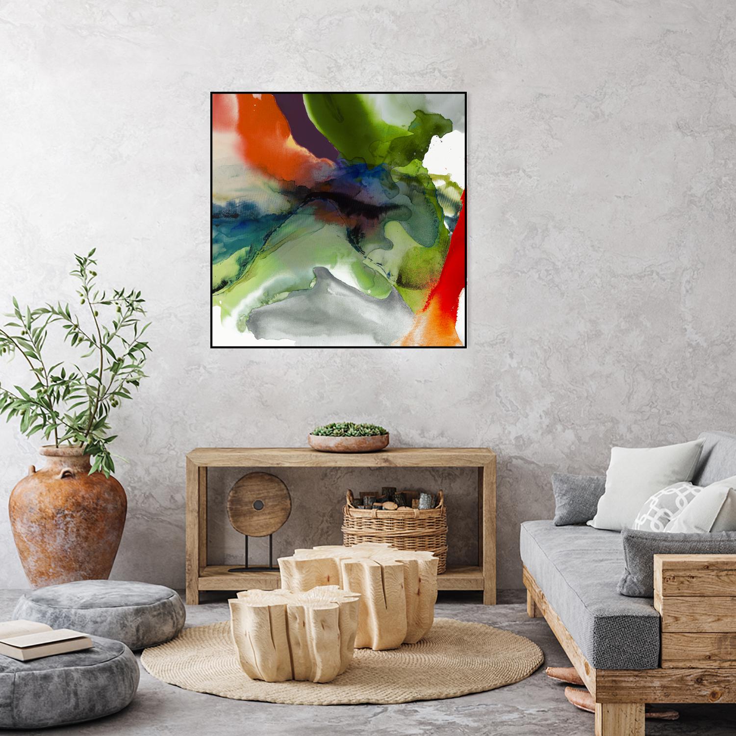 Vibrant Terrain II by Sisa Jasper on GIANT ART - abstract