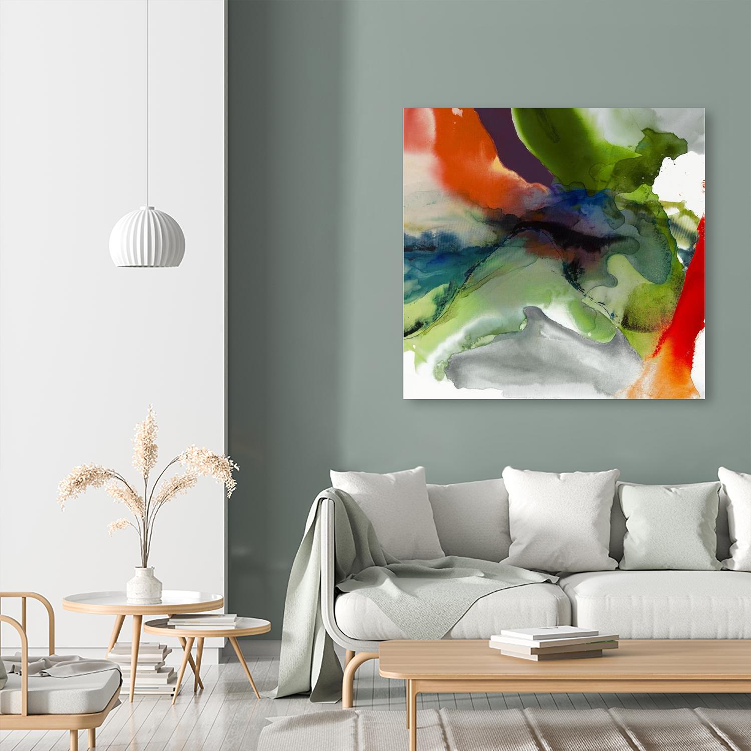 Vibrant Terrain II by Sisa Jasper on GIANT ART - abstract