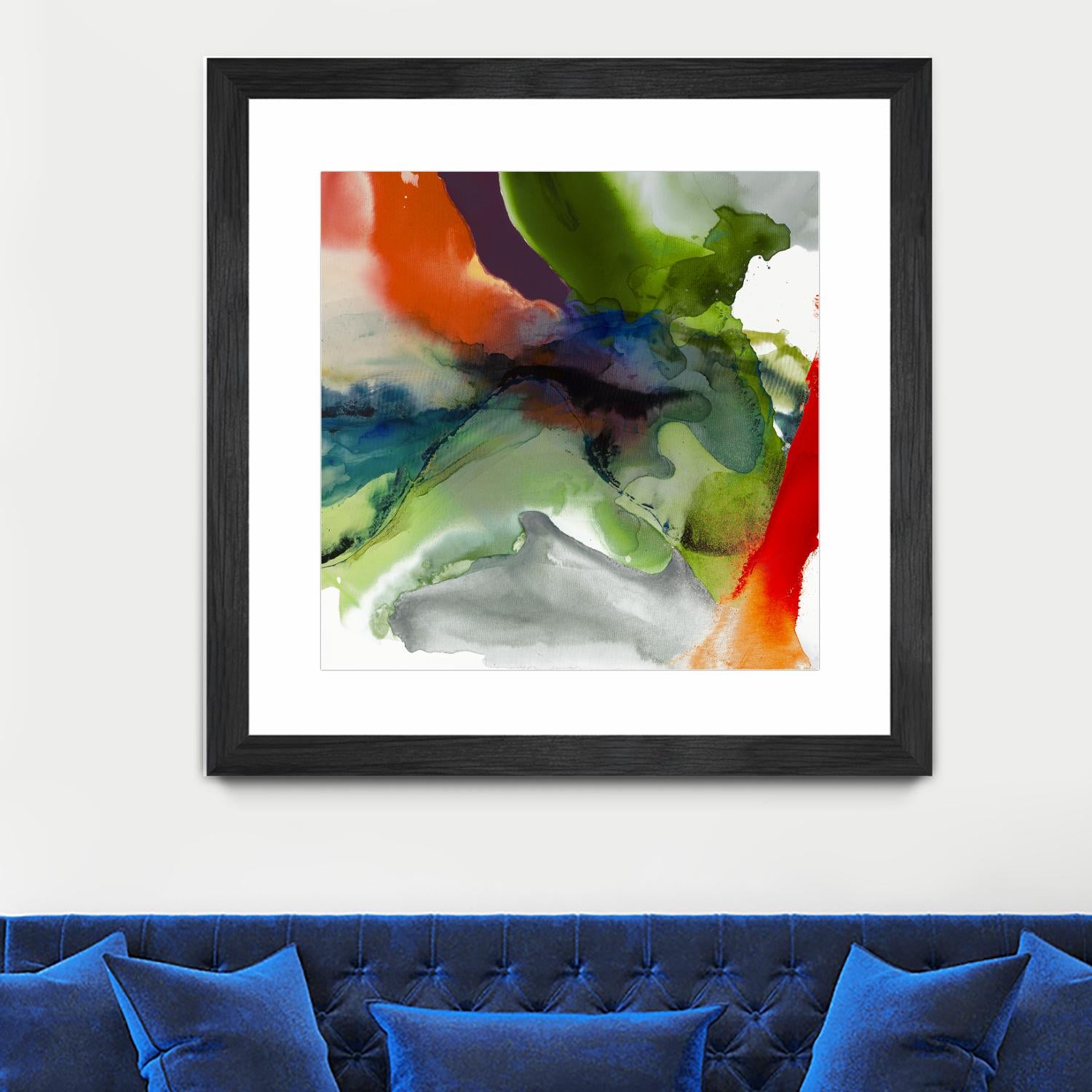 Vibrant Terrain II by Sisa Jasper on GIANT ART - abstract