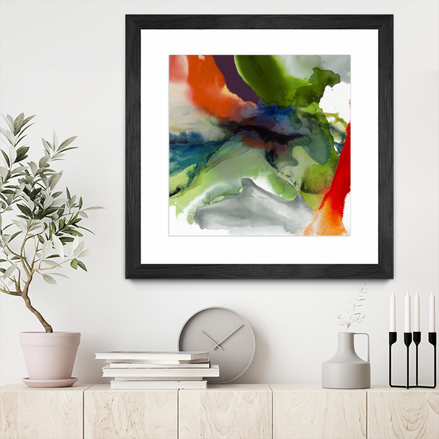 Vibrant Terrain II by Sisa Jasper on GIANT ART - abstract